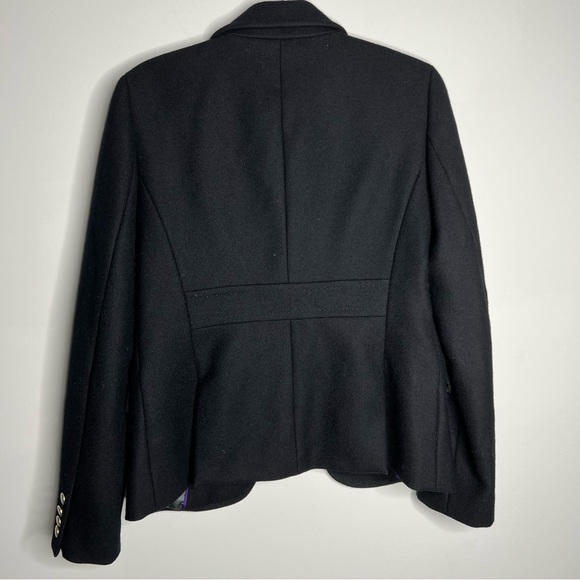 Rare J Crew Lexington wool blazer black size 12 - Picture 2 of 6